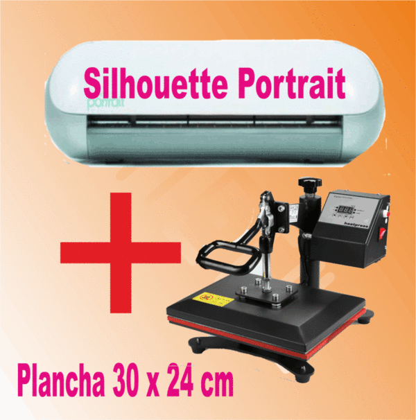 PLOTTER Silhouette Portrait + plancha 30 x 24 cm